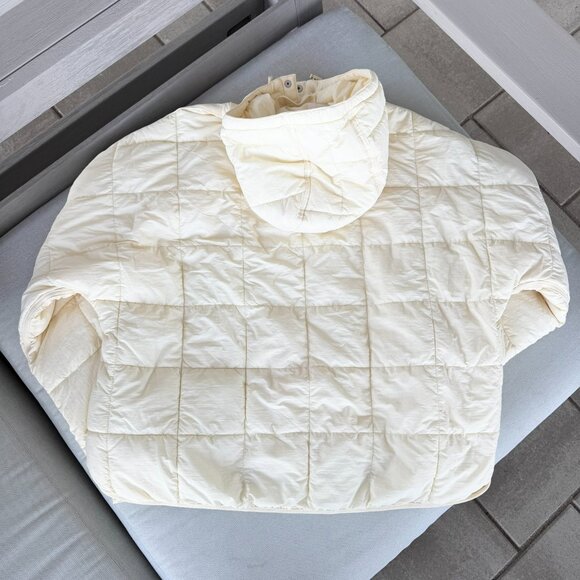 NWT Free People Movement Pippa Packable Pullover Puffer Jacket Banana Cream - Picture 4 of 8